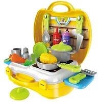 Combo Of Pretend Play Toy  Games For Kids Non Toxic Plastic Kitchen Set  Doctor Set-thumb2