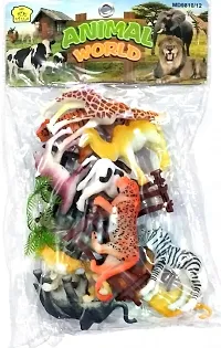 Wildlife Animal Toy Set Realistic Animal Figures for Kids (Animal 12 Pcs)-thumb3