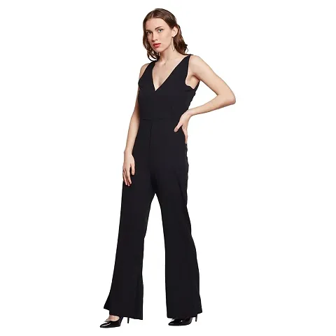 Stylish Rayon Solid Jumpsuit For Women