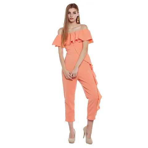 Stylish Rayon Solid Jumpsuit For Women