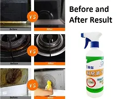 Kitchen Cleaner Spray Oil  Grease Stain Remover Stove  Chimney Cleaner Spray Non-Flammable Nontoxic Magic Degreaser Spray for Kitchen Cleaning Spray for Grill  Exhaust Fan (500ml)-thumb4