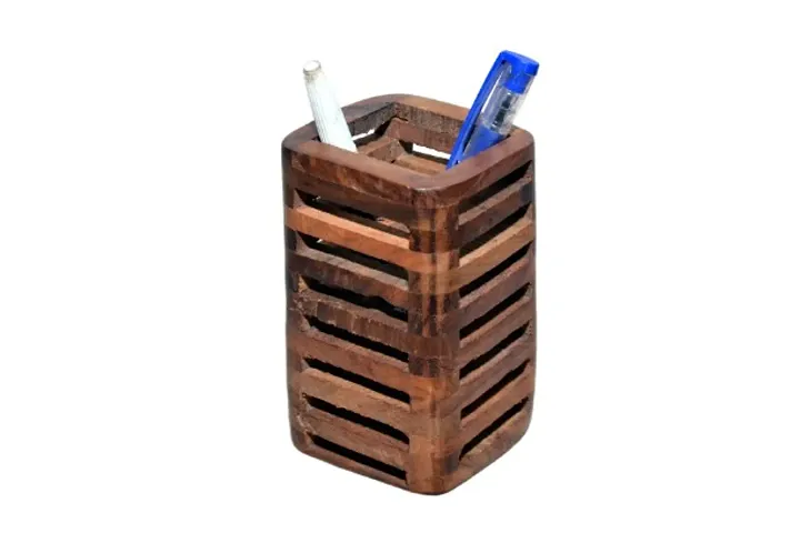 Wooden Pen Holder