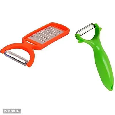 Xudo Plastic Vegetable and Fruit Peeler, Multicolour