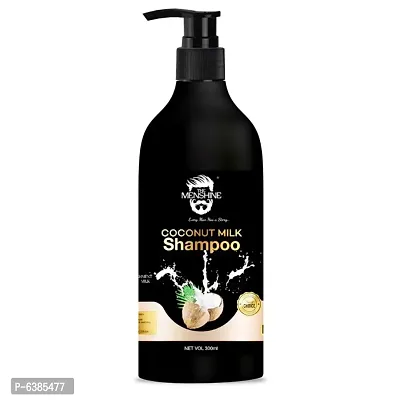 The MenShine Coconut Milk Shampoo For Men-300ml | No Parabens, Sulphates, and Silicones||Coconut Milk Extracts-thumb0
