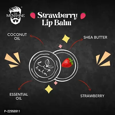 THE MENSHINE STRABERRY MENSHINE LIP BALM - 15gm-thumb3