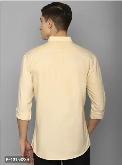 Cream Shirt ww Formal Shirts For Men-thumb2