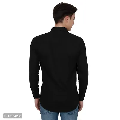 Black Shirt qq Formal Shirts For Men-thumb2