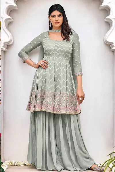 Dolphin Sharara Suit