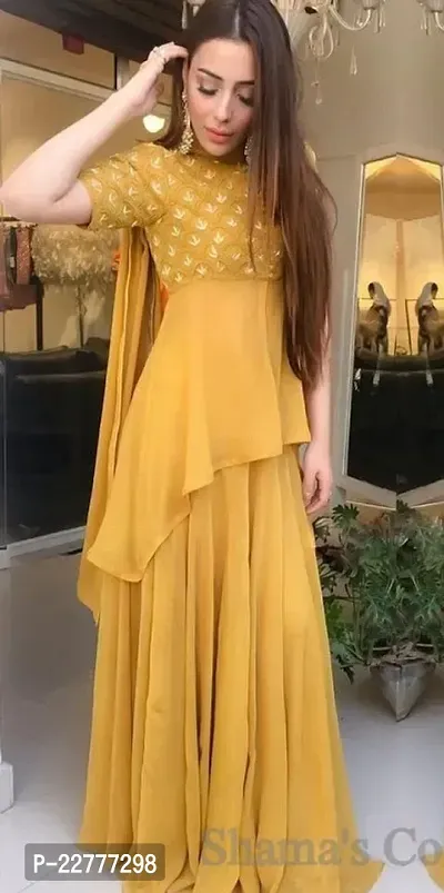 Gharara/Sharara With High Low Kurti-thumb2