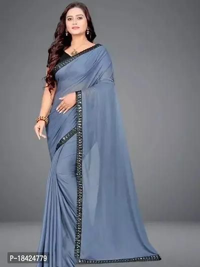 Buy Fancy Lycra Saree With Blouse Piece For Women Online In India