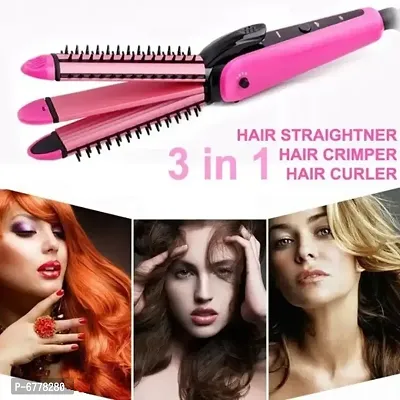 3 in 1 Hair Straight, Hair curler and hair Crimper machine for Women-thumb2