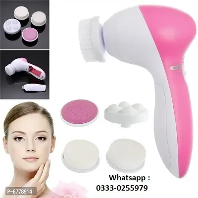 Electric 5 in 1 face Massager Facial Brush for Unisex skin care-thumb0