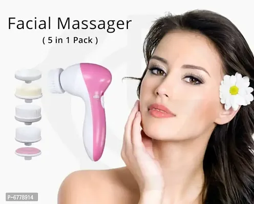 Electric 5 in 1 face Massager Facial Brush for Unisex skin care-thumb2
