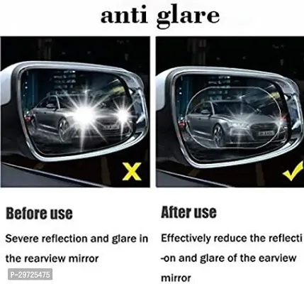 Car Side Mirror Rain Guard | Anti Fog Film for Car Mirror-thumb2