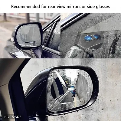 Car Side Mirror Rain Guard | Anti Fog Film for Car Mirror-thumb4