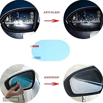 Car Side Mirror Rain Guard | Anti Fog Film for Car Mirror-thumb0