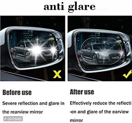 Car Side Mirror Rain Guard | Anti Fog Film for Car Mirror-thumb3