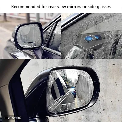 Car Side Mirror Rain Guard | Anti Fog Film for Car Mirror-thumb4