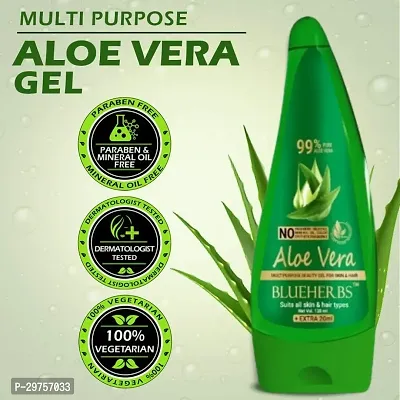 Natural Pure Aloe Vera Gel for Face and Hair (120ml)-thumb2