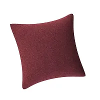 Decorative Jute Cushi Set of 5, Color: Maroon-thumb2