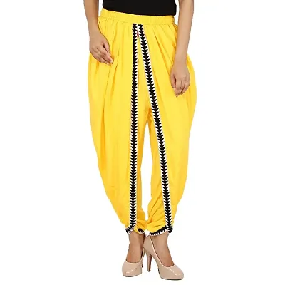 Buy Yellow Stripped Draped Pants Online  W for Woman