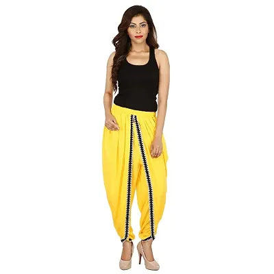 Yellow Silk Harem Pant Set For Girls Design by Soniya G KIDS at Pernias  Pop Up Shop 2023