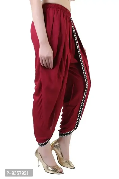 vihaatrendz Full Length Pleated Casual Dhoti Harem Pants Ethnic Bottom Wear  for Women Self Design Girls Dhoti - Buy vihaatrendz Full Length Pleated  Casual Dhoti Harem Pants Ethnic Bottom Wear for Women