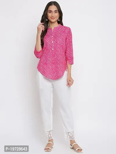 INDIAN KNOTS-Women Cotton Pink Printed Tunic_1202KB685p-thumb5