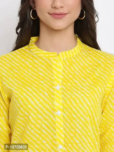 Indian Knots-Women Yellow Cotton Printed Tunic_1202KB685Y 2XL-thumb5