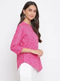 INDIAN KNOTS-Women Cotton Pink Printed Tunic_1202KB685p-thumb2