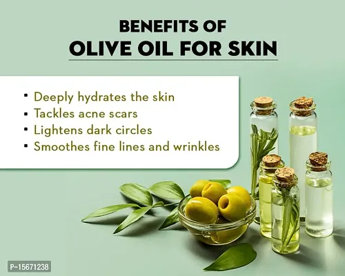 LBS Virgin Olive Oil for Beautiful Skin, Hair, Face  Body Oil (100 ml) Olive Oils,Hair Growth ,Hair Fall Oil,Hair Dandruff,Body Massage Oil,Skin-thumb2