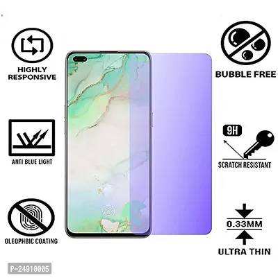 Imperium Anti Blue Light (Blue Light Resistant to Protect your Eyes) Tempered Glass Screen Protector for Oppo Reno 3 Pro-thumb2