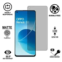 Imperium Frosted Matte Finish (Anti -Scratch) Tempered Glass Screen Protector for OPPO Reno 6 5G-thumb1