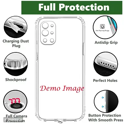 Imperium Crystal Clear Back Cover with ANTI-DUST Plug | 360 Degree  Camera Protection | Soft Silicon Transparent Case for OnePlus 8T-thumb3