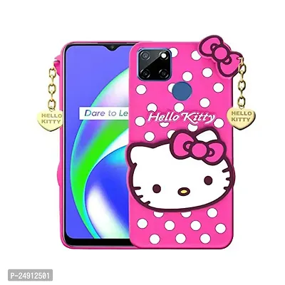 Imperium 3D Hello Kitty Soft Rubber-Silicon Back Cover for Realme C12