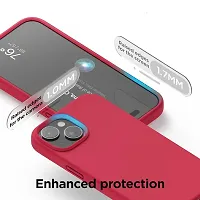 Imperium Silicone Back Case for Apple iPhone 15 Plus |Liquid Silicone| Thin, Slim, Soft Rubber Gel Case | Raised Bezels for Extra Protection of Camera  Screen (Brick Red).-thumb3