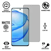 Imperium Frosted Matte Finish (Anti -Scratch) Tempered Glass Screen Protector for Vivo V25 Pro-thumb1