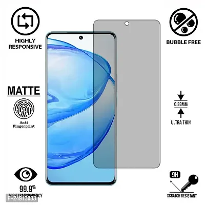 Imperium Frosted Matte Finish (Anti -Scratch) Tempered Glass Screen Protector for Vivo V25 Pro-thumb2