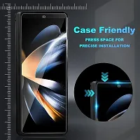 Imperium Anti-Spy, Anti-Peeping, Privacy Tempered Glass Screen Protector designed for Samsung Galaxy Fold 5 5G - Transaprent-thumb3