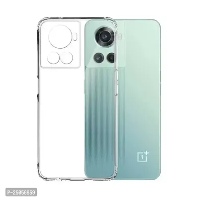 Imperium Crystal Clear Back Cover with ANTI-DUST Plug | 360 Degree  Camera Protection | Soft Silicon Transparent Case for OnePlus 8T-thumb0