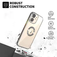 Imperium Clear Back Case for Apple iPhone 12 [Never Yellow] Luxury Electroplating Protective Slim Thin Cover with Camera Lens Protector Design Compatible for Apple iPhone 12 - Silver.-thumb4