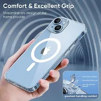 Imperium Clear [Wireless Charging Compatible], [Strong Magnet] [Non-Yellowing] [Military Grade Protection] Magnetic Slim Thin Bumper Phone Cover Compatible for Apple iPhone 14-thumb3