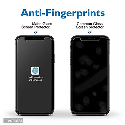 Imperium Frosted Matte Finish (Anti -Scratch) Tempered Glass Screen Protector for Vivo V25 Pro-thumb3