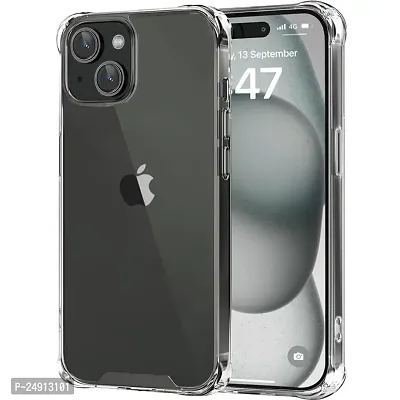 Imperium Armor Case for Apple iPhone 15 Plus |Shock-Proof Military Grade Protection | Thin  Slim | Raised Bezels for Extra Protection of Camera  Screen (Transparent).-thumb0
