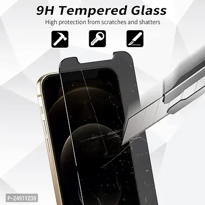 Imperium Apple iPhone 12 Privacy Tempered Glass Compatible for Apple iPhone 12 Series.-thumb3