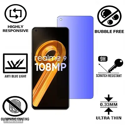 Imperium Anti Blue Light (Blue Light Resistant to Protect your Eyes) Tempered Glass Screen Protector for Realme 9-thumb2