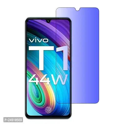 Imperium Anti Blue Light (Blue Light Resistant to Protect your Eyes) Tempered Glass Screen Protector for Vivo T1 44W-thumb0