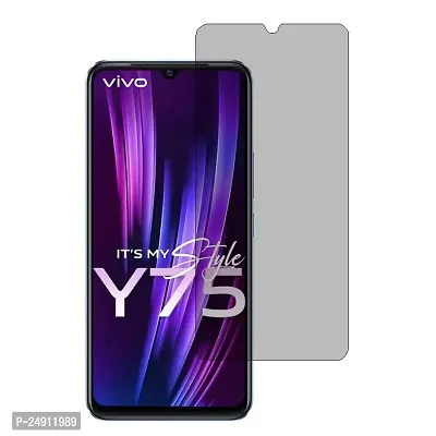 Imperium Frosted Matte Finish (Anti -Scratch) Tempered Glass Screen Protector for Vivo Y75 4G