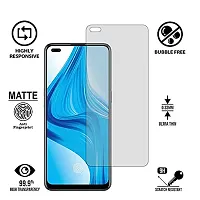 Imperium Frosted Matte Finish (Anti -Scratch) Tempered Glass Screen Protector for Oppo F17 Pro-thumb1