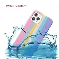 Imperium Ultra Slim Soft Silicon Anti-Slip Shockproof Protective Rainbow Pattern Cover for Apple iPhone X (Pink)-thumb4